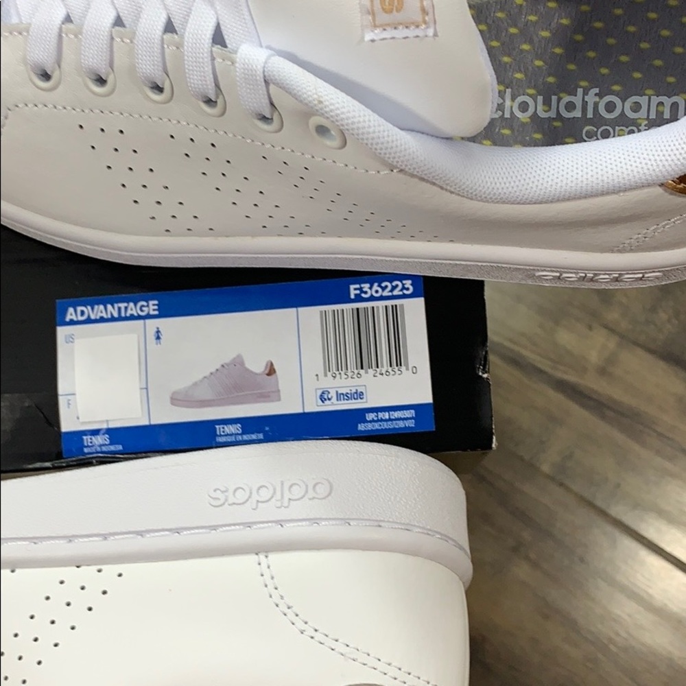 ADIDAS ADVANTAGE WMNS White/gold - Picture 4 of 16
